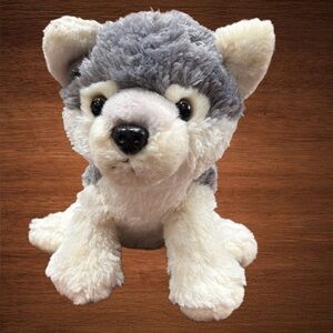 DESTINATION NATION PLUSH WOLF/HUSKY STUFFED ANIMAL 10”